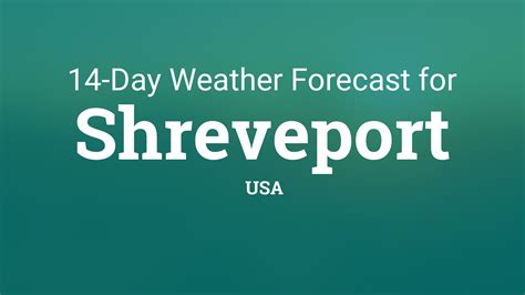 shreveport 14 day forecast